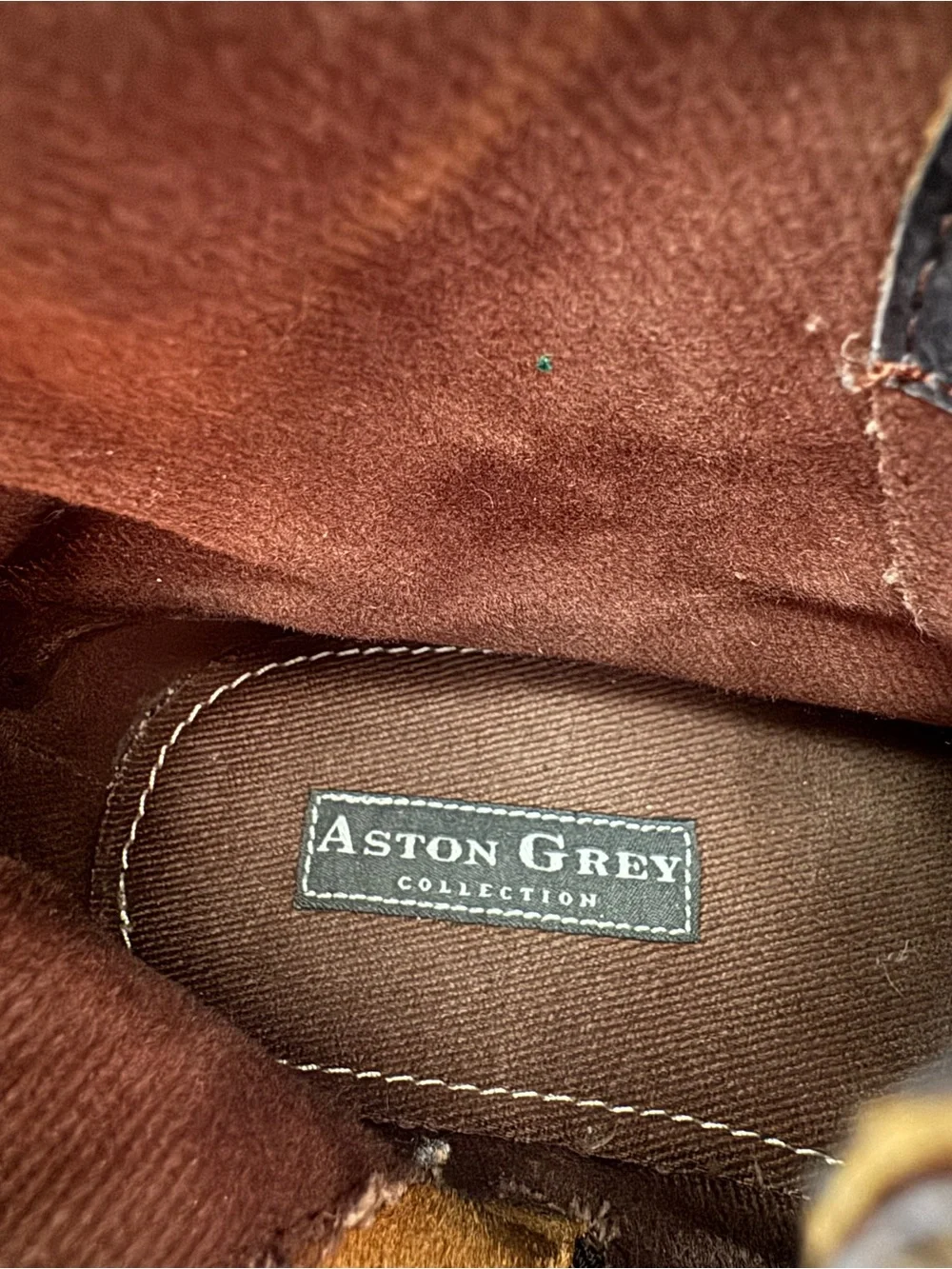 Aston Grey Rockcastle 2 Brown Leather Combat Moto Boots Size 12